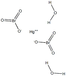 Mercury(II) bromate dihydrate 结构式