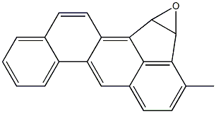 1,2-Epoxy-3-methylcholanthrene 结构式
