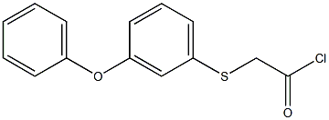 (m-Phenoxyphenylthio)acetyl chloride 结构式