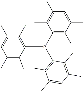 Tris(2,3,5,6-tetramethylphenyl)phosphine 结构式