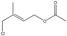 Acetic acid 3-methyl-4-chloro-2-butenyl ester 结构式