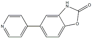 5-(4-Pyridyl)benzoxazol-2(3H)-one 结构式