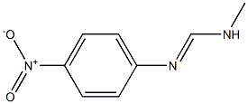 N1-Methyl-N2-(4-nitrophenyl)formamidine 结构式