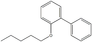 2-Pentyloxy-1,1'-biphenyl 结构式