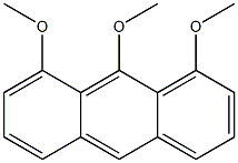 1,8,9-Trimethoxyanthracene 结构式