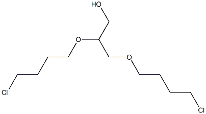 2,3-Bis(4-chlorobutoxy)-1-propanol 结构式