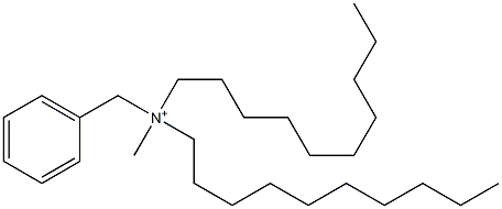 N,N-Didecyl-N-methylbenzenemethanaminium 结构式