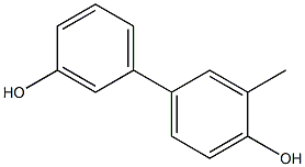 3-Methyl-1,1'-biphenyl-3',4-diol 结构式