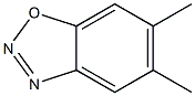 5,6-Dimethyl-1,2,3-benzoxadiazole 结构式