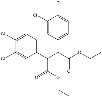 2,3-Bis(3,4-dichlorophenyl)succinic acid diethyl ester 结构式