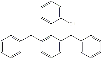 2-(2,6-Dibenzylphenyl)phenol 结构式
