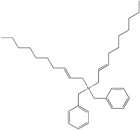 Di(2-decenyl)dibenzylaminium 结构式