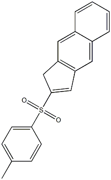 2-(4-Methylphenylsulfonyl)-1H-benz[f]indene 结构式