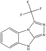 3-(Trifluoromethyl)-9H-1,2,4-triazolo[4,3-a]benzimidazole 结构式