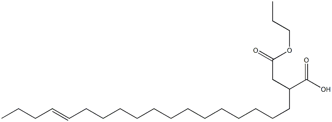 2-(14-Octadecenyl)succinic acid 1-hydrogen 4-propyl ester 结构式