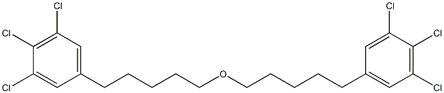 3,4,5-Trichlorophenylpentyl ether 结构式