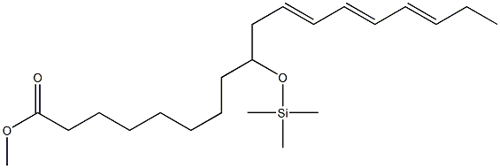 9-(Trimethylsiloxy)-11,13,15-octadecatrienoic acid methyl ester 结构式