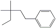 3,3-Dimethylpentylbenzene 结构式