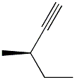 [R,(-)]-3-Methyl-1-pentyne 结构式