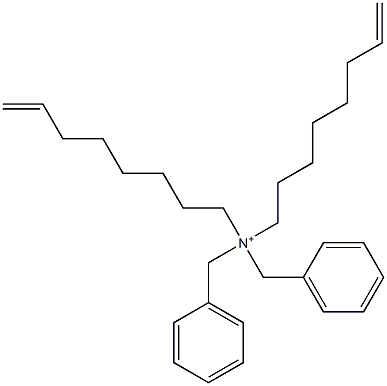 Di(7-octenyl)dibenzylaminium 结构式