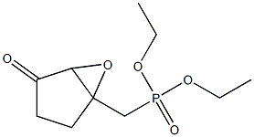 (4-Oxo-6-oxabicyclo[3.1.0]hexan-1-yl)methylphosphonic acid diethyl ester 结构式