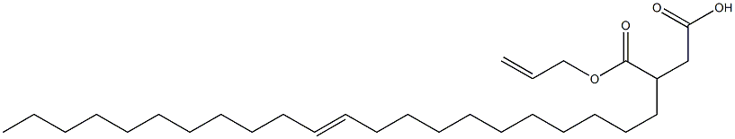 3-(11-Docosenyl)succinic acid 1-hydrogen 4-allyl ester 结构式