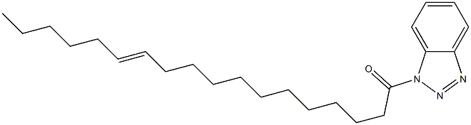 1-(12-Octadecenoyl)-1H-benzotriazole 结构式