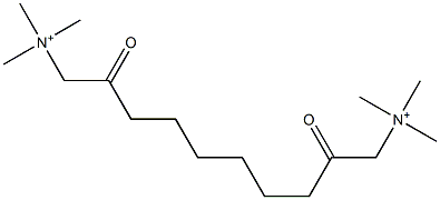 N,N,N,N',N',N'-Hexamethyl-2,9-dioxy-1,10-decanediaminium 结构式