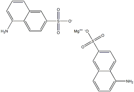 Bis(5-amino-2-naphthalenesulfonic acid)magnesium salt 结构式