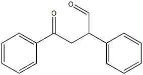 2-Phenyl-3-benzoylpropanal 结构式