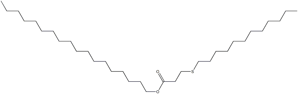 3-(Dodecylthio)propionic acid octadecyl ester 结构式