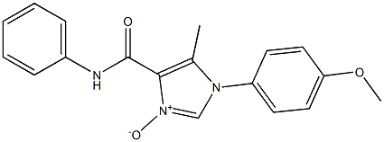 1-(4-Methoxyphenyl)-5-methyl-N-phenyl-1H-imidazole-4-carboxamide 3-oxide 结构式