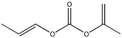 Carbonic acid 1-propenyl 1-methylethenyl ester 结构式