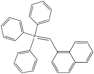 Triphenyl[(1-naphtyl)methylene]phosphorane 结构式