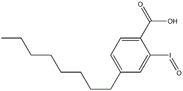 4-Octyl-2-iodosobenzoic acid 结构式