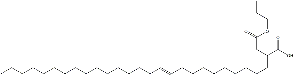 2-(10-Hexacosenyl)succinic acid 1-hydrogen 4-propyl ester 结构式