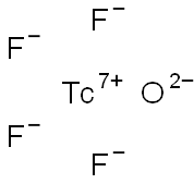 Technetium tetrafluoride oxide 结构式