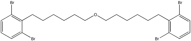 2,6-Dibromophenylhexyl ether 结构式