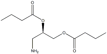 [R,(+)]-3-Amino-1,2-propanediol dibutyrate 结构式