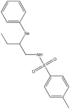 N-[2-(Phenylseleno)butyl]-4-methylbenzenesulfonamide 结构式