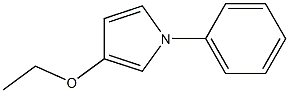 1-Phenyl-3-(ethyloxy)-1H-pyrrole 结构式