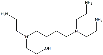 2-[N-(2-Aminoethyl)-N-[4-[bis(2-aminoethyl)amino]butyl]amino]ethanol 结构式