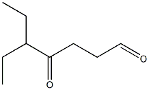 5-Ethyl-4-oxoheptanal 结构式