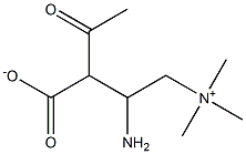 DL-Acetylaminocarnitine 结构式