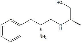 (2R)-3-Phenyl-N-[(1S)-2-hydroxy-1-methylethyl]-1,2-propanediamine 结构式