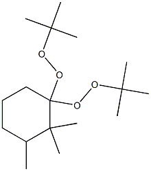 2,2,3-Trimethyl-1,1-bis(tert-butylperoxy)cyclohexane 结构式