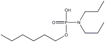 N,N-Dipropylamidophosphoric acid hydrogen hexyl ester 结构式