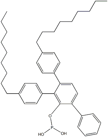 Phosphorous acid bis(4-nonylphenyl)[1,1'-biphenyl]-2-yl ester 结构式