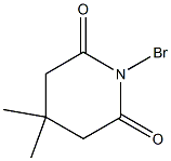 1-Bromo-4,4-dimethylpiperidine-2,6-dione 结构式