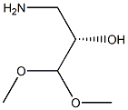 [S,(-)]-3-Amino-2-hydroxypropanal dimethyl acetal 结构式